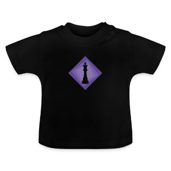 Chess Checkmate Strategy - Baby Organic T-Shirt with Round Neck - black - Front