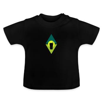 Boba Bubble Bubble Thé - T-shirt bio col rond Bébé - noir - Devant