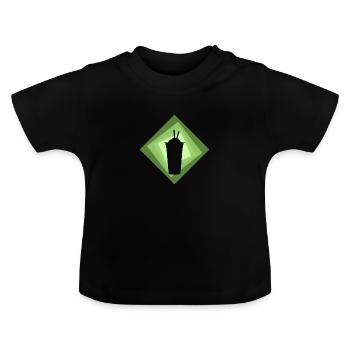 Boba Bubble Bubble Thé Bulle - T-shirt bio col rond Bébé - noir - Devant
