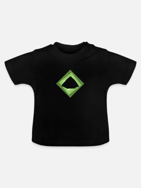 Camping Zelten Camping - Baby Bio-T-Shirt mit Rundhals - Schwarz