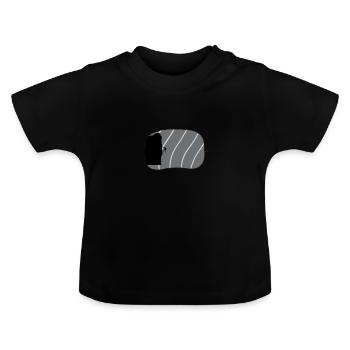 Escalade Alpinisme Alpinisme - T-shirt bio col rond Bébé - noir - Devant