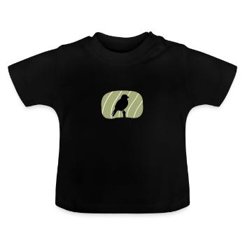 Peep Perruche Perruche - T-shirt bio col rond Bébé - noir - Devant