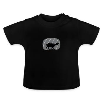 Cryptozoology Cryptozoology Legend - Baby Organic T-Shirt with Round Neck - black - Front