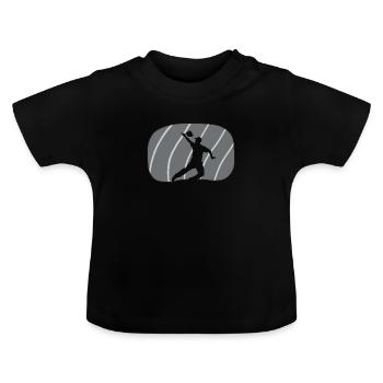 Spiel - Baby Bio-T-Shirt mit Rundhals - Schwarz - Vorne