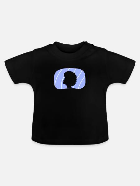 70s Funky - Baby Bio-T-Shirt mit Rundhals - Schwarz
