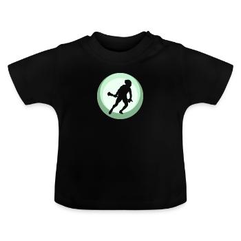 Boîte transversale - T-shirt bio col rond Bébé - noir - Devant