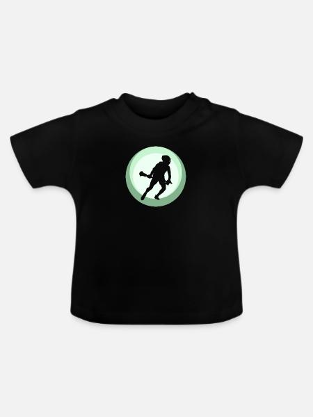 Crosse box - Baby Bio-T-Shirt mit Rundhals - Schwarz