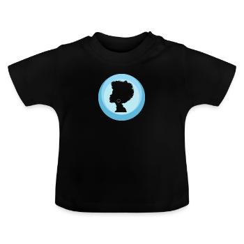 Afro Beat Funky - T-shirt bio col rond Bébé - noir - Devant