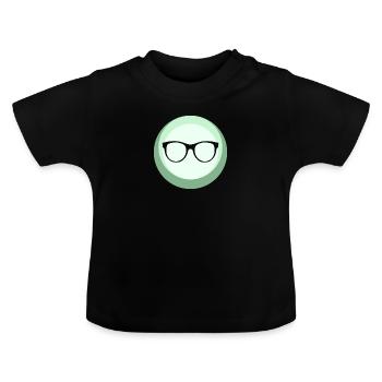 Leseratte Autor Writing - Baby Bio-T-Shirt mit Rundhals - Schwarz - Vorne