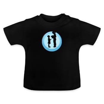 Enseignants du primaire - T-shirt bio col rond Bébé - noir - Devant