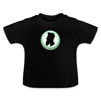 Bart Gentleman - T-shirt bio col rond Bébé - noir - Devant