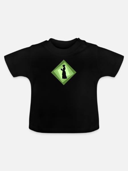 Lesen Bildung - Baby Bio-T-Shirt mit Rundhals - Schwarz