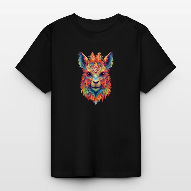 Lama T-shirt bio col rond Bébé