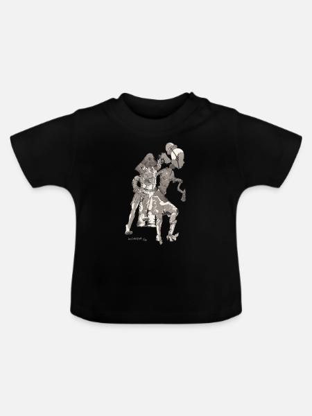 New Story - Baby Bio-T-Shirt mit Rundhals - Schwarz