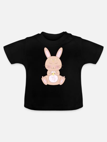 virgo - Baby Bio-T-Shirt mit Rundhals - Schwarz