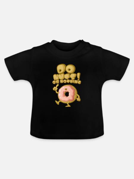 Haben Muttern - Baby Bio-T-Shirt mit Rundhals - Schwarz