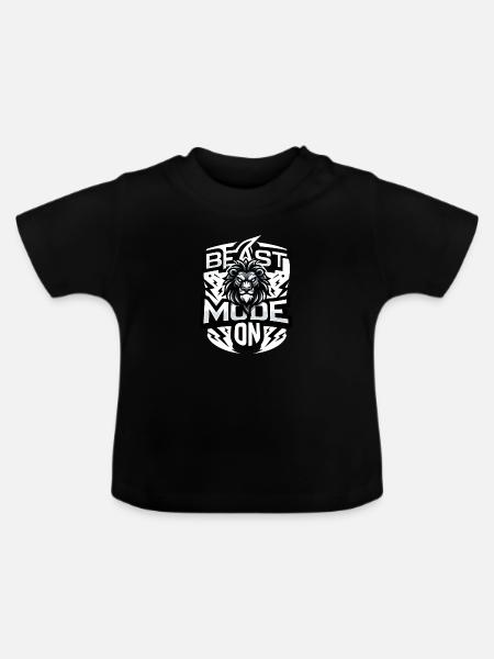 Wilde Bestie - Baby Bio-T-Shirt mit Rundhals - Schwarz