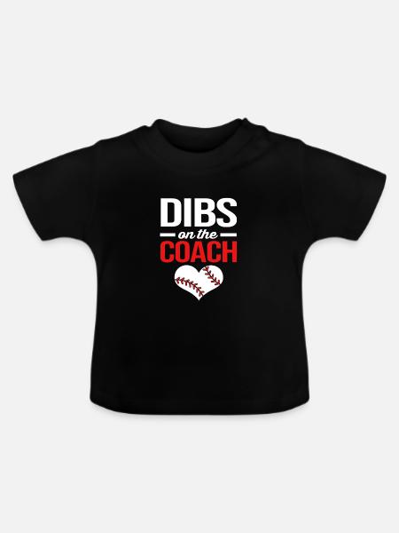 Baseball Coach - Baby Bio-T-Shirt mit Rundhals - Schwarz