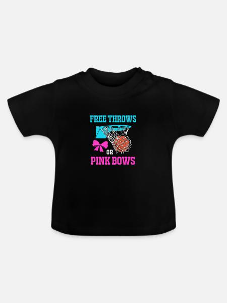 Gender Reveal - Baby Bio-T-Shirt mit Rundhals - Schwarz