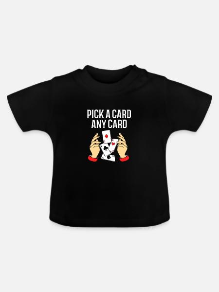 Zauberer Magie Magier - Baby Bio-T-Shirt mit Rundhals - Schwarz