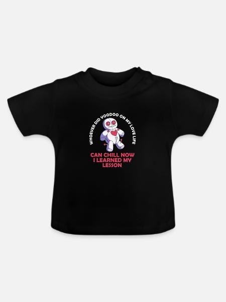 Voodoo - Baby Bio-T-Shirt mit Rundhals - Schwarz