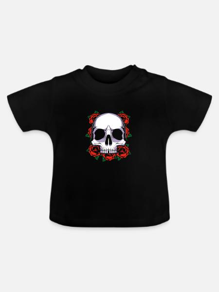 Latina Mutter - Baby Bio-T-Shirt mit Rundhals - Schwarz