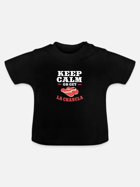 Latina Mutter - Baby Bio-T-Shirt mit Rundhals - Schwarz