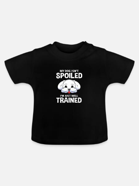 Malteser - Baby Bio-T-Shirt mit Rundhals - Schwarz