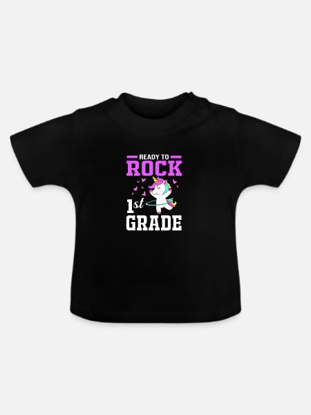 Erstklässler - Baby Bio-T-Shirt mit Rundhals - Schwarz