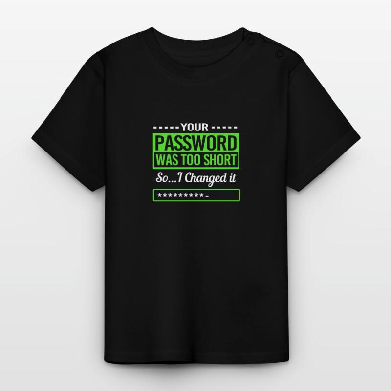 Cyber programmeur cybersécurité Hacker T-shirt bio col rond Bébé