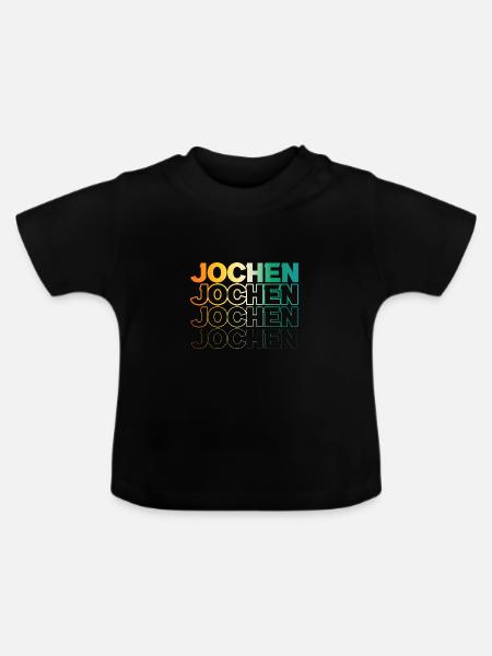 Jochen - Baby Bio-T-Shirt mit Rundhals - Schwarz