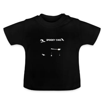 Spooky Time - Halloween - T-shirt bio col rond Bébé - noir - Devant