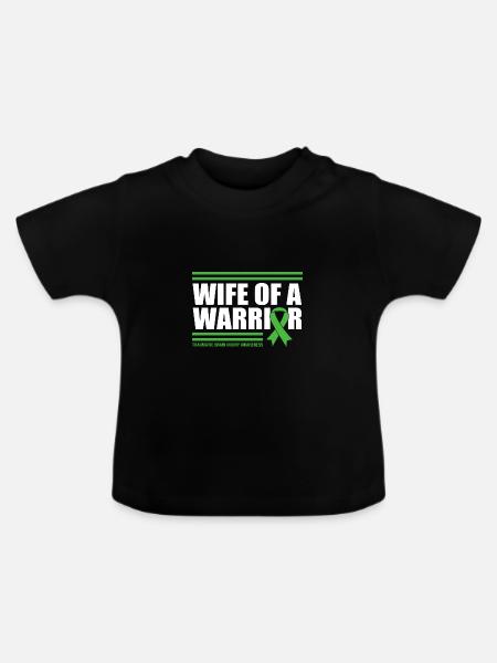 Schädel Hirn Trauma - Baby Bio-T-Shirt mit Rundhals - Schwarz