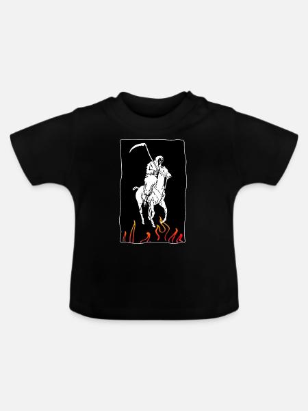 Hölle - Baby Bio-T-Shirt mit Rundhals - Schwarz