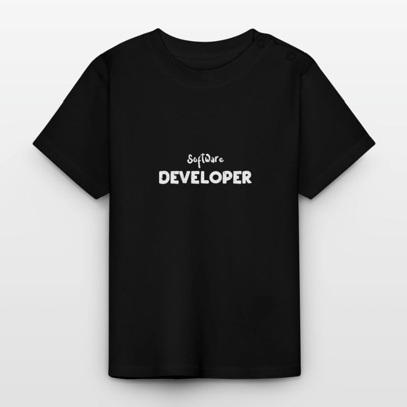 Software Developer - Coding Baby Bio-T-Shirt mit Rundhals