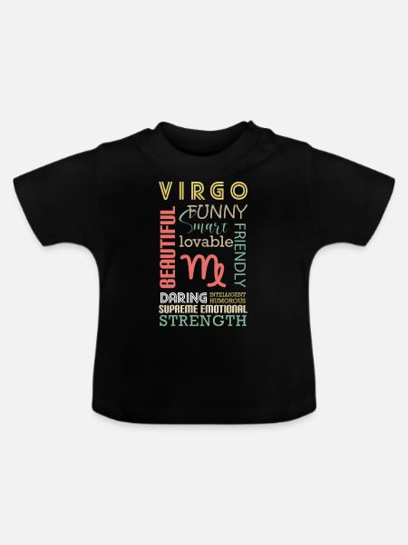 Horoskop Element Planet - Baby Bio-T-Shirt mit Rundhals - Schwarz
