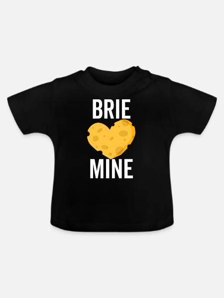 Brie Mine - Baby Bio-T-Shirt mit Rundhals - Schwarz