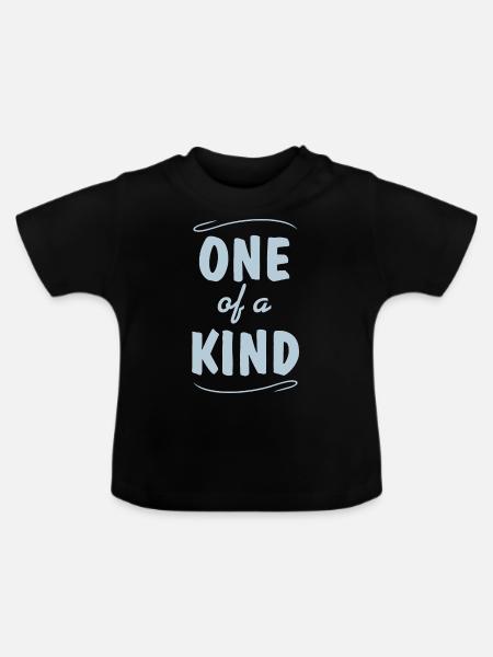 Einzigartig - Baby Bio-T-Shirt mit Rundhals - Schwarz