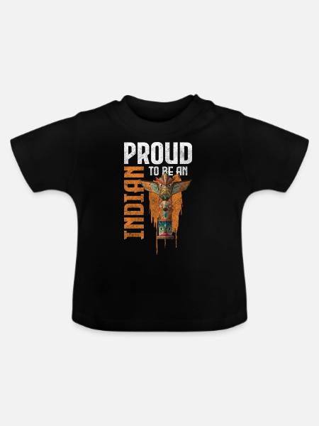 Totem Traumfänger Nachteule Gott - Baby Bio-T-Shirt mit Rundhals - Schwarz