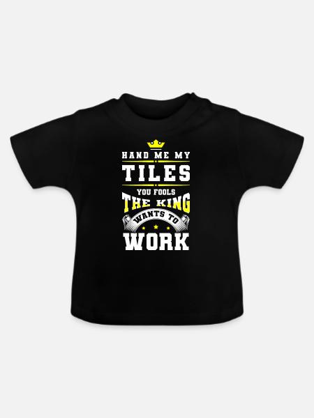 Handwerker Meister Weiterbildung - Baby Bio-T-Shirt mit Rundhals - Schwarz