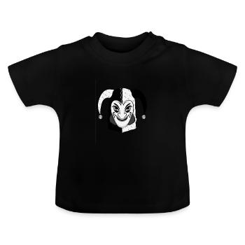 Ueli Maske Basel Fasnacht Morgenstreich Basel - Baby Organic T-Shirt with Round Neck - black - Front
