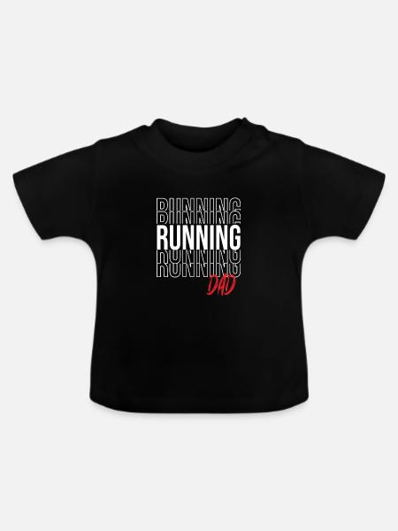 Marathon - Baby Bio-T-Shirt mit Rundhals - Schwarz