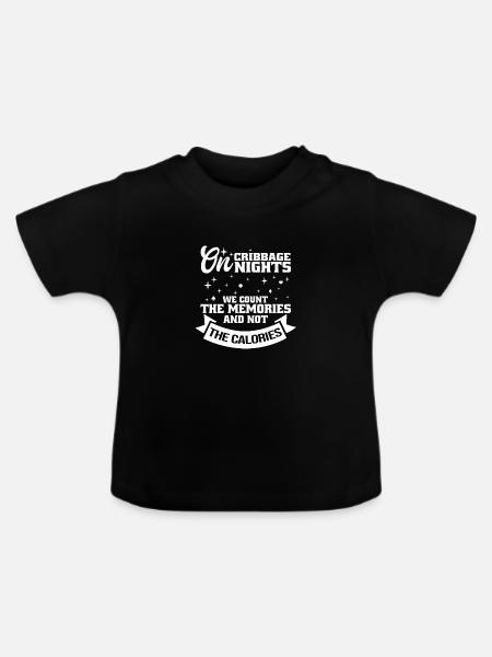 Cribbage - Baby Bio-T-Shirt mit Rundhals - Schwarz