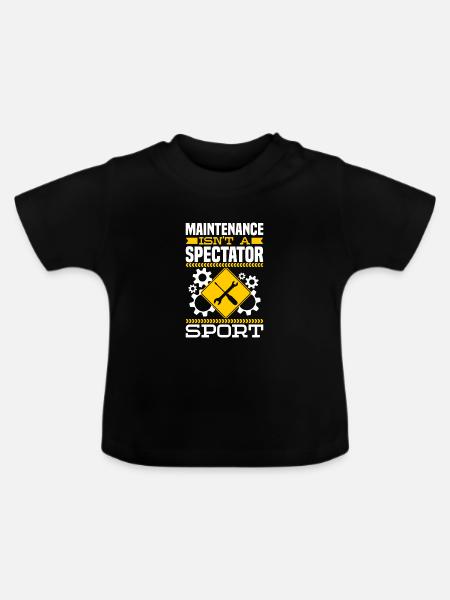 Schlosser - Baby Bio-T-Shirt mit Rundhals - Schwarz