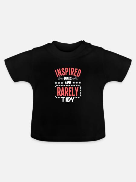 Basteln - Baby Bio-T-Shirt mit Rundhals - Schwarz