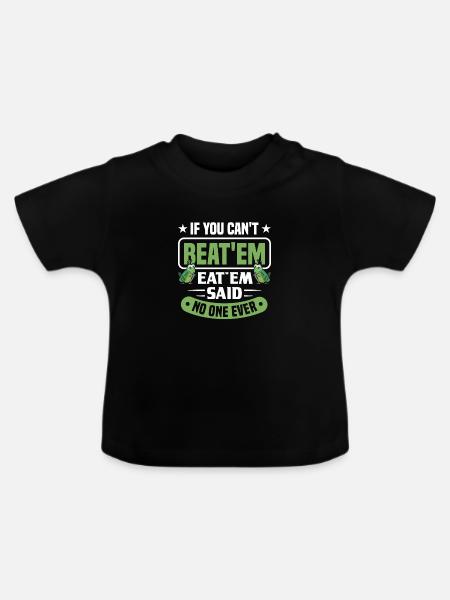 Insekten - Baby Bio-T-Shirt mit Rundhals - Schwarz