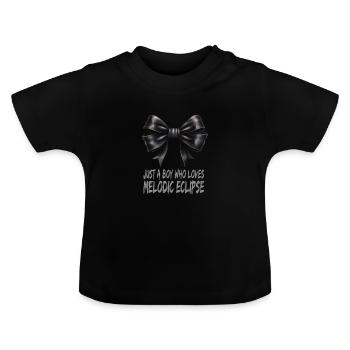 Goth Emo - T-shirt bio col rond Bébé - noir - Devant