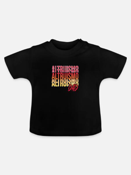Psychologe - Baby Bio-T-Shirt mit Rundhals - Schwarz