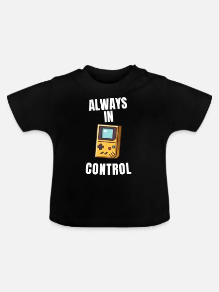 Gaming Videospiele Lustiger Spruch - Baby Bio-T-Shirt mit Rundhals - Schwarz
