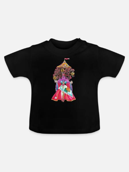 Frau Loyale - Baby Bio-T-Shirt mit Rundhals - Schwarz